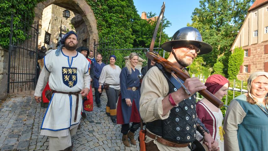 "Ritter, Barden, Beutelschneider": Das Mittelalterfest in Hilpoltstein