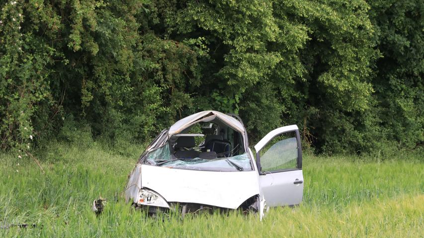 Zwei Kleinkinder bei Unfall nahe Kronach schwer verletzt