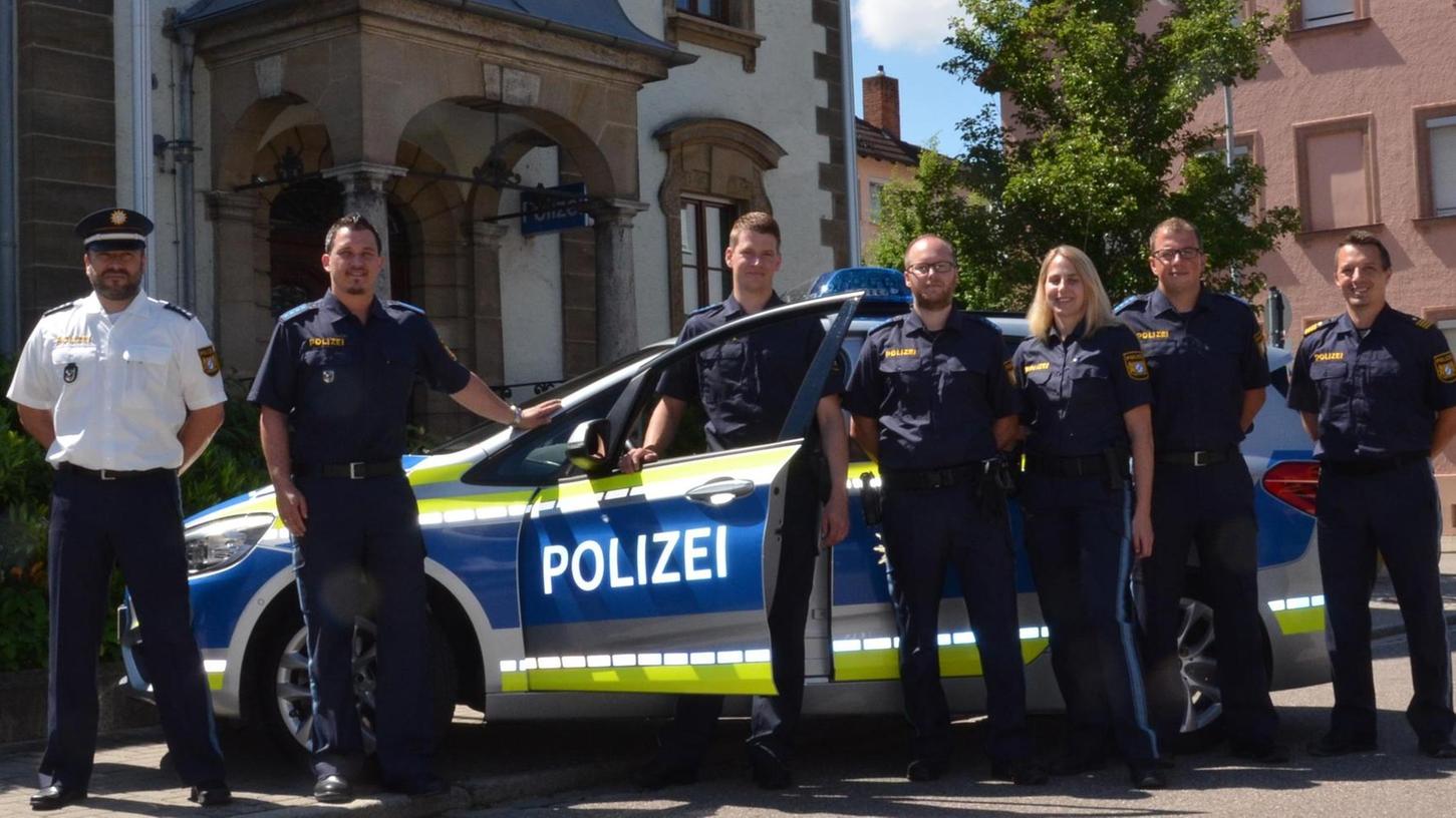 Auch in Gunzenhausen trägt die Polizei jetzt Blau