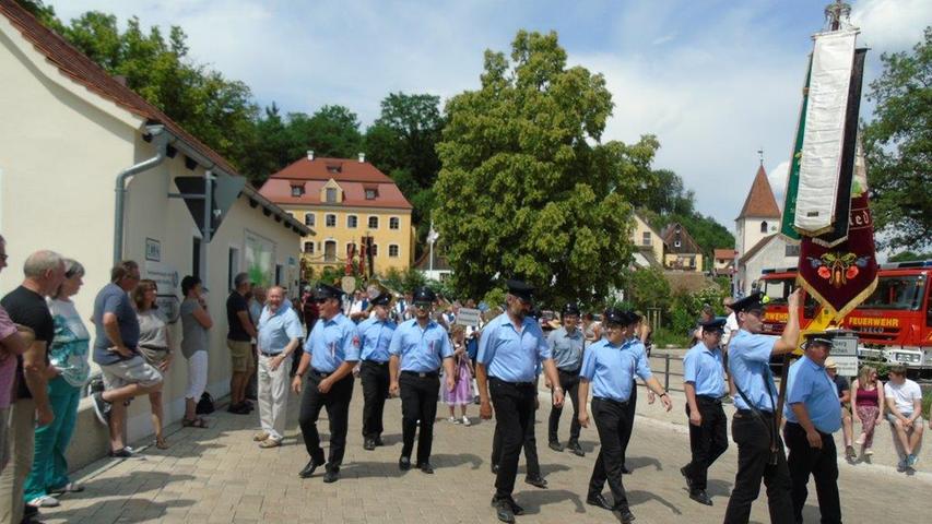Festzug der Feuerwehren in Sulzbürg