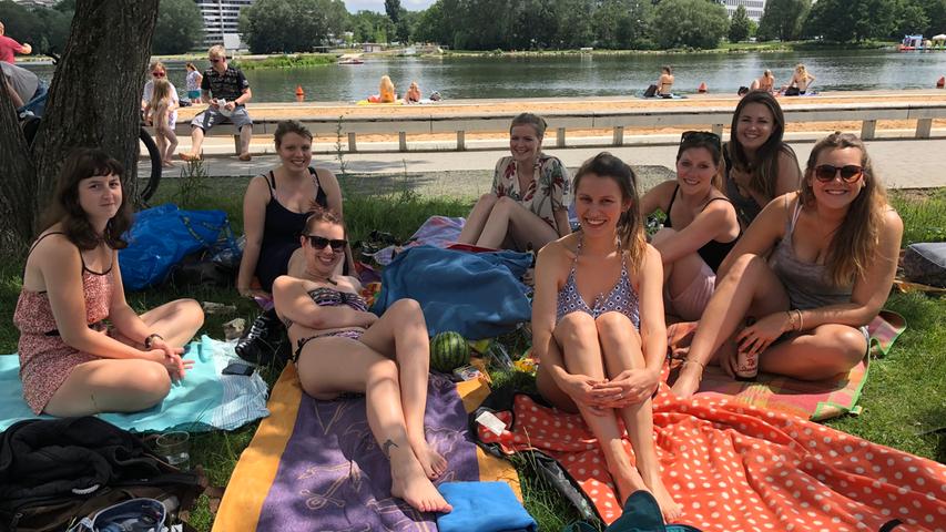 Sommer in Nürnberg: Badebucht am Wöhrder See noch geschlossen
