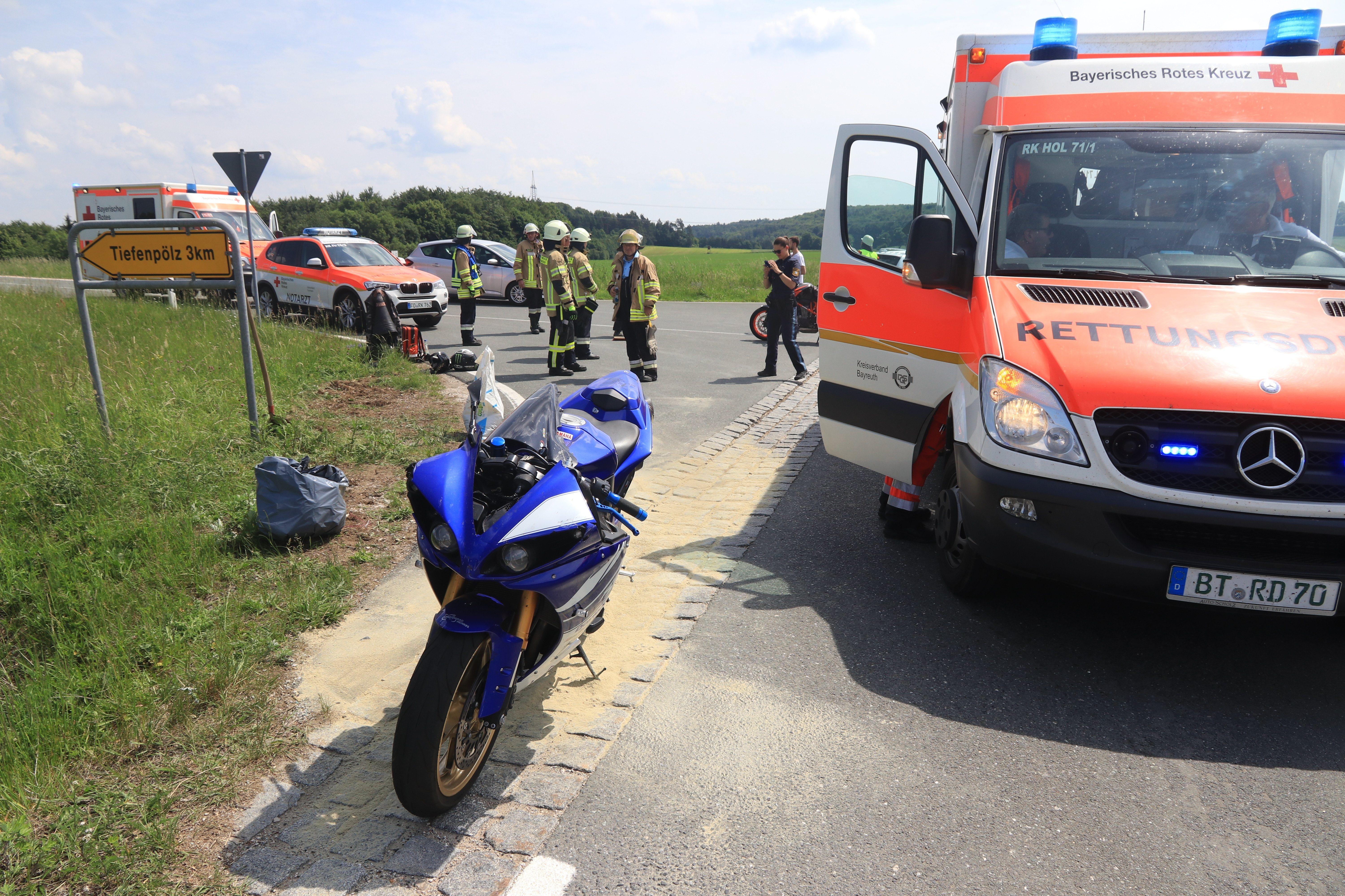 Zwei Verletzte Nach Biker-Unfall Im Landkreis Bamberg | Nordbayern