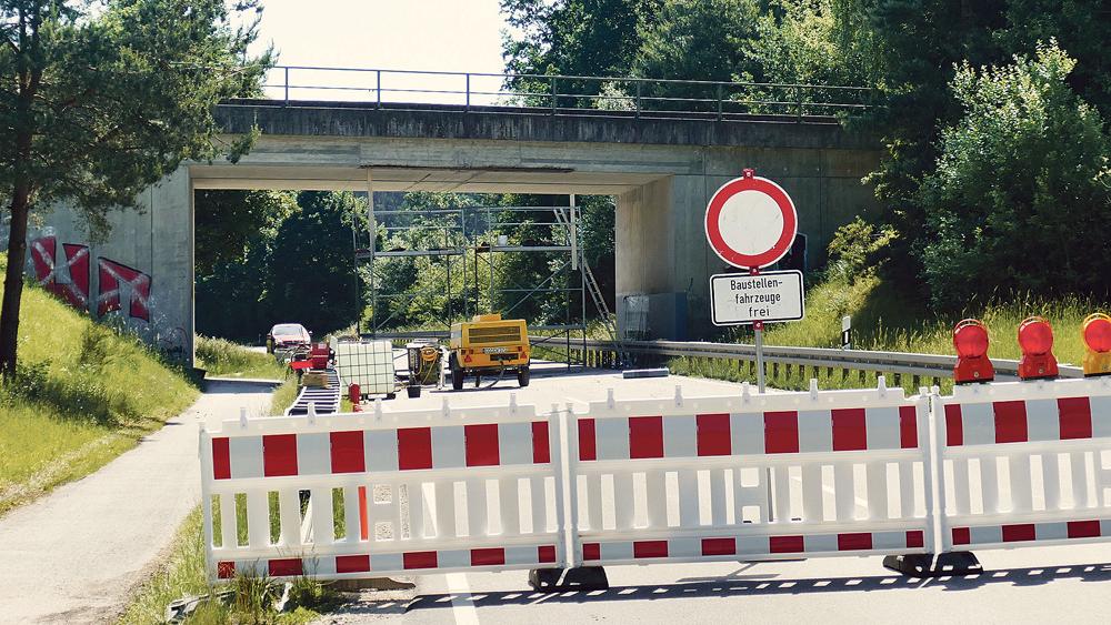 Pleinfelder Bahnbrücke repariert