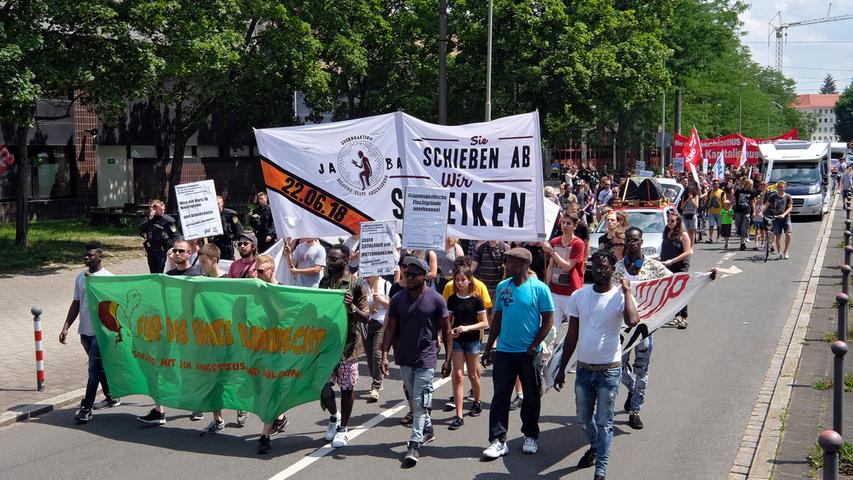 Ein Jahr nach der Eskalation: Demonstration für Asef N. in Nürnberg