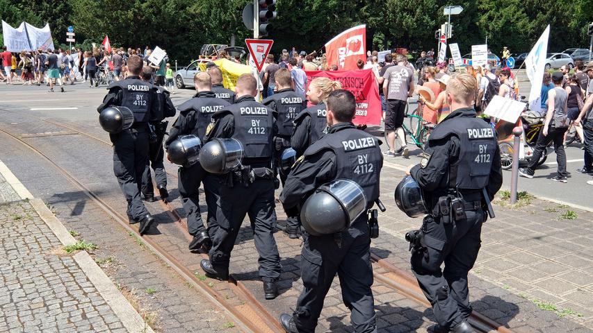 Ein Jahr nach der Eskalation: Demonstration für Asef N. in Nürnberg