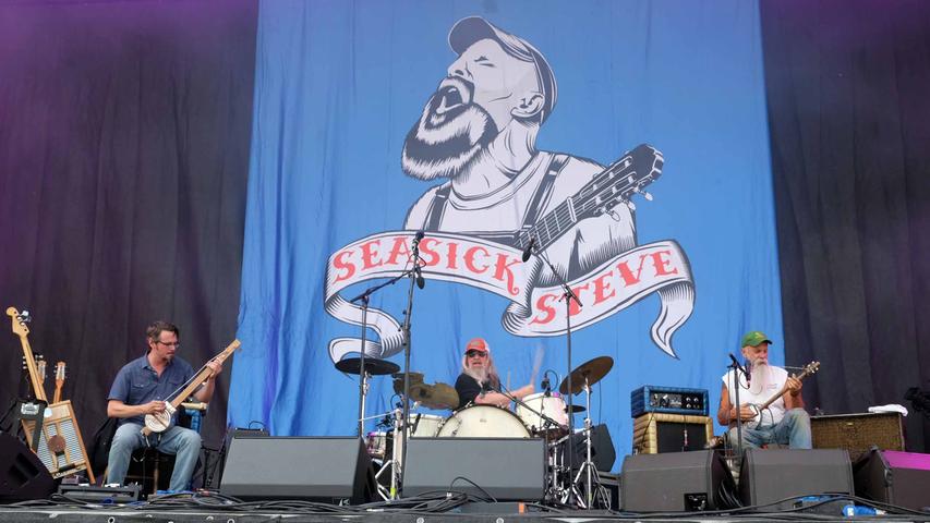 Auch Blues und Country gibt es bei Rock im Park: Die Band um Sänger Seasick Steve sorgte für Abwechslung.