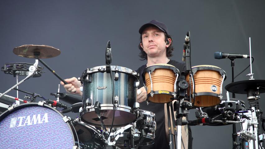 ... auch wenn Schlagzeuger Tom Green davon unbeeindruckt scheint.