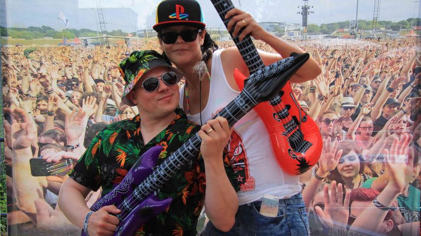 RiP-Sonntag: Luftgitarren-Helden rocken die Fotowand