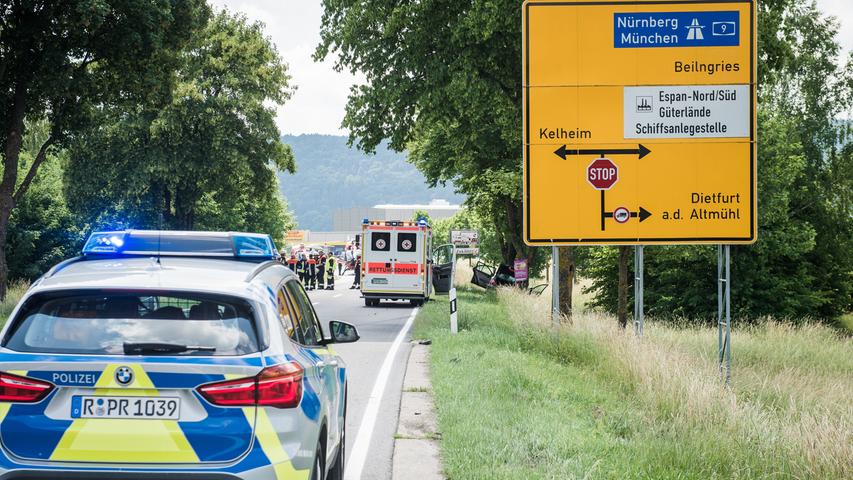 Kollision in der Oberpfalz: Drei Schwerverletzte im Altmühltal