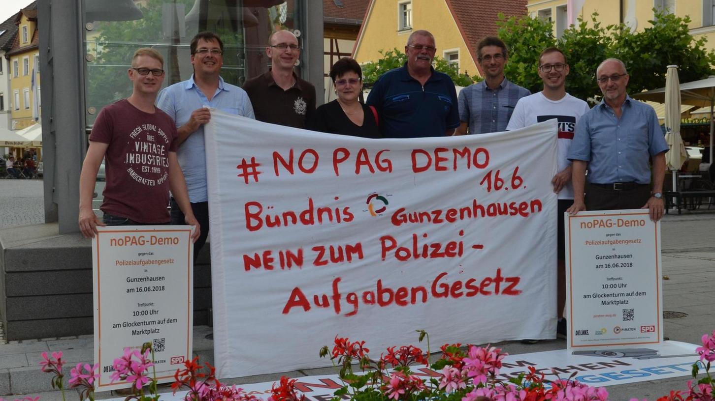 Gunzenhausen: Demonstration gegen umstrittenes Gesetz