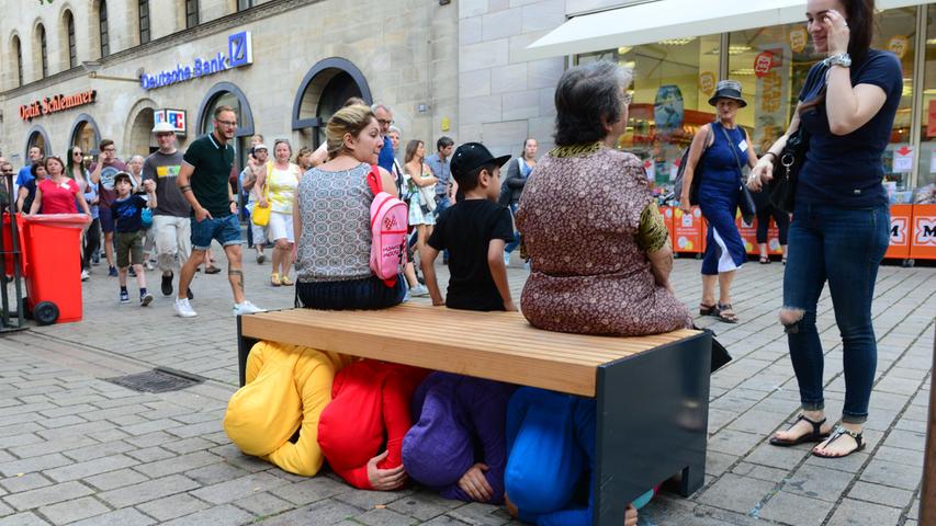 Ungewohnte Stadtansichten: bodies in urban spaces erobern Fürth