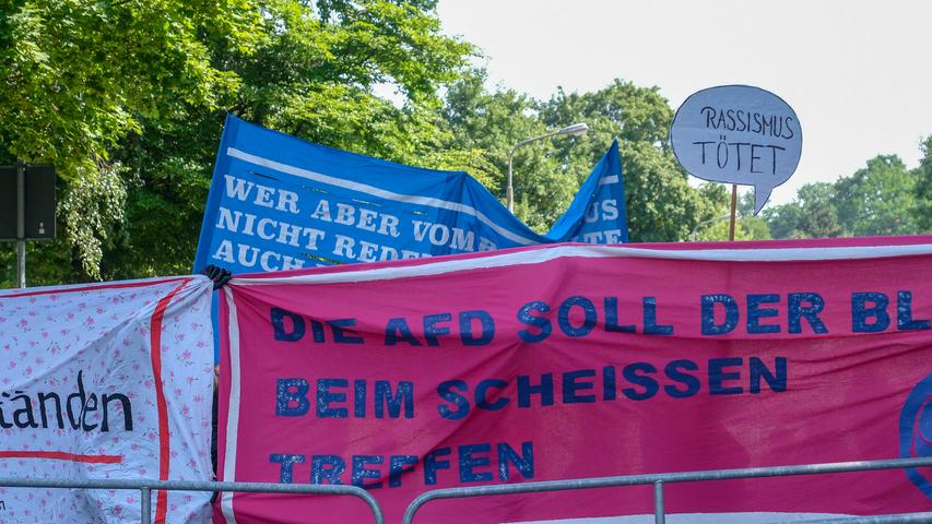 Anti-AfD: Nürnberger protestierten gegen Rassismus und Diskriminierung
