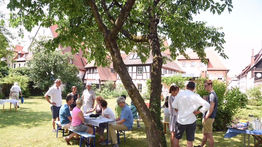 Schwabacher Hinterhoftag 2018: Idyllische Gärten im Zentrum