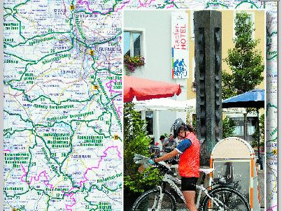 Behagliche Unterkunft nach strapaziöser Tour: Neben dem Rathaus von Wassertrüdingen ist, wie man vorgibt, Bayerns erstes Radler-Hotel entstanden. Behagliche Unterkunft nach strapaziöser Tour: Neben dem Rathaus von Wassertrüdingen ist, wie man vorgibt, Bayerns erstes Radler-Hotel entstanden.