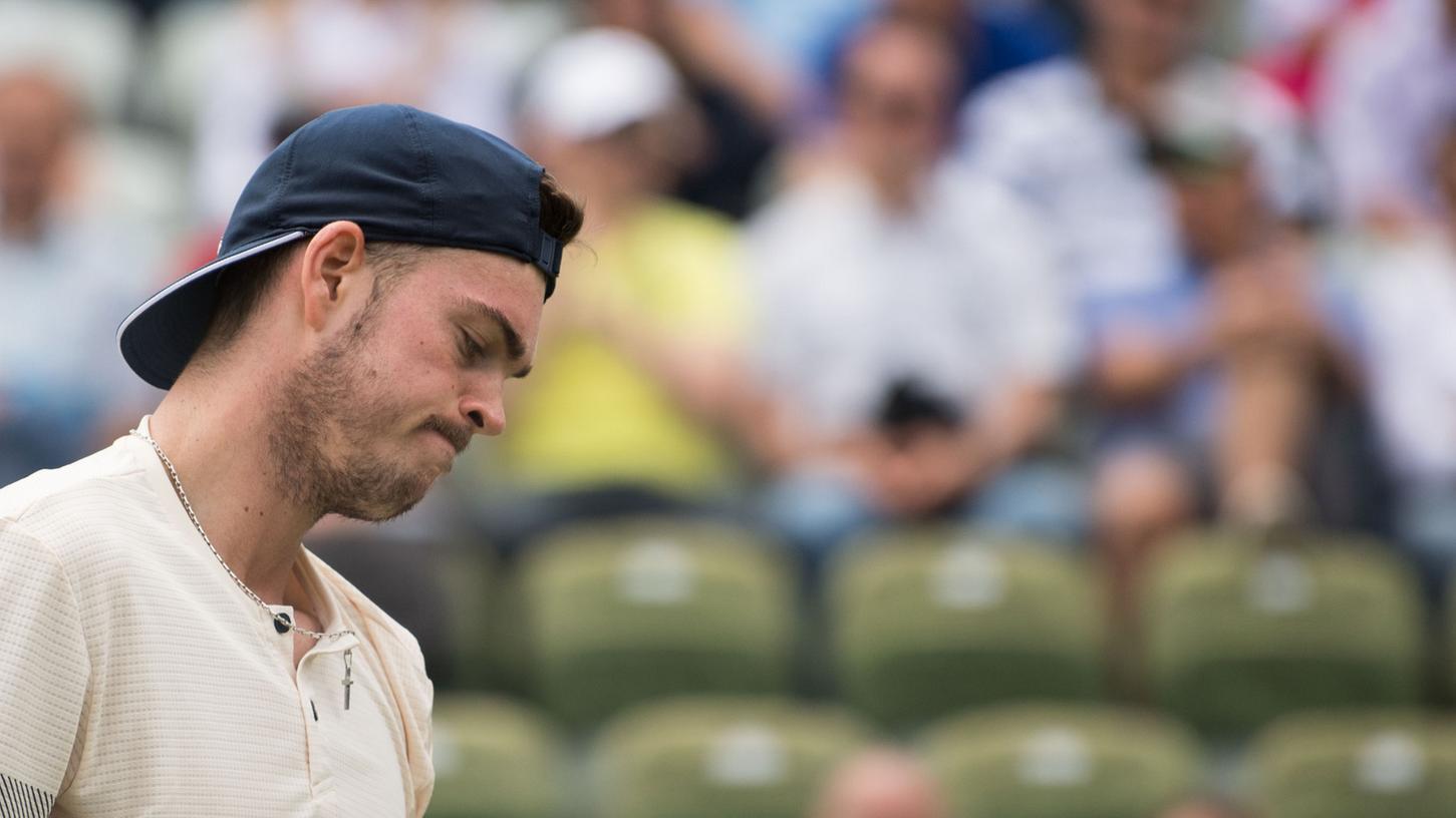 Für Maximilian Marterer war beim ATP-Turnier in Stuttgart im Achtelfinale Schluss.