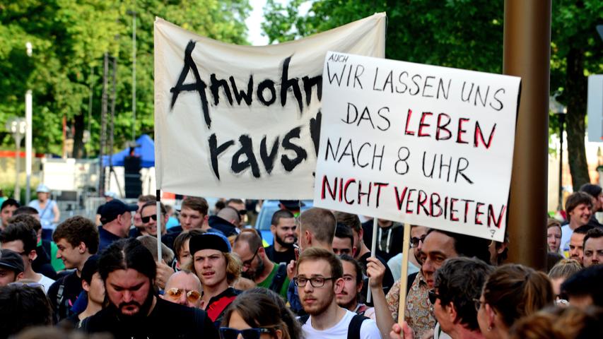 Protestgarten Fürth:  Demo für mehr Jugend- und Subkultur