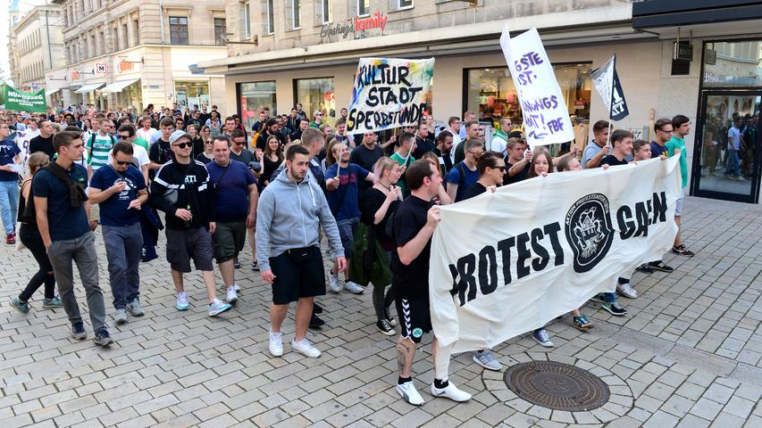Protestgarten Fürth:  Demo für mehr Jugend- und Subkultur