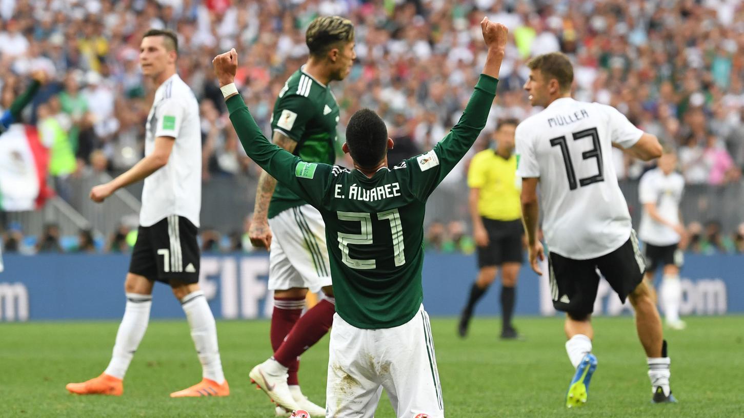 Freude bei Mexiko, Enttäuschung beim DFB-Team: Mit dem 0:1 gegen die Nordmaerikaner legte das deutsche Team einen Fehlstart hin. Auch Argentinien und Brasilien konnten ihre Auftaktspiele nicht gewinnen.