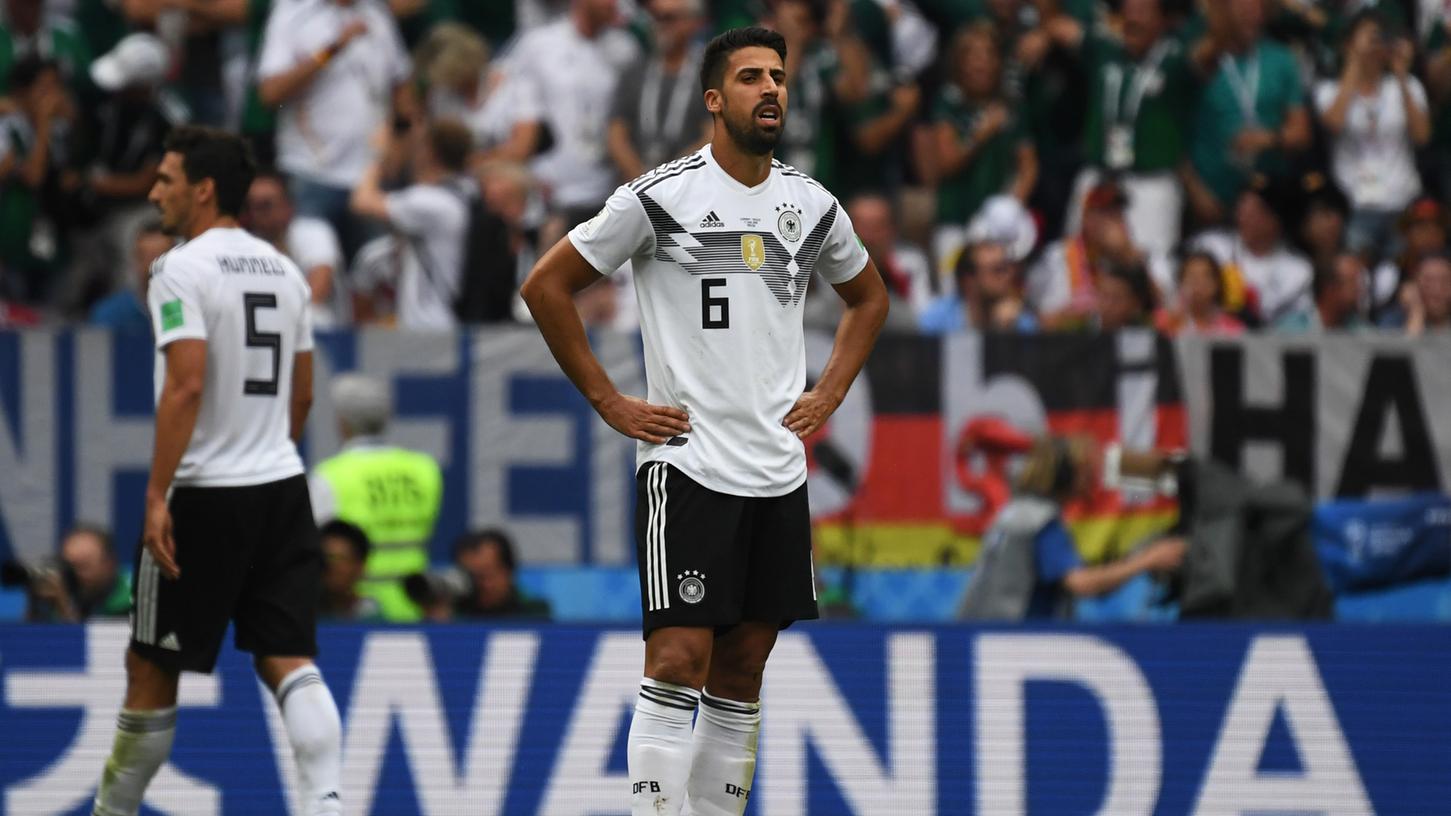 Weißes Shirt, graue und schwarze Applikationen, vier Sterne: Die DFB-Heimtrikots bei der WM in Russland.