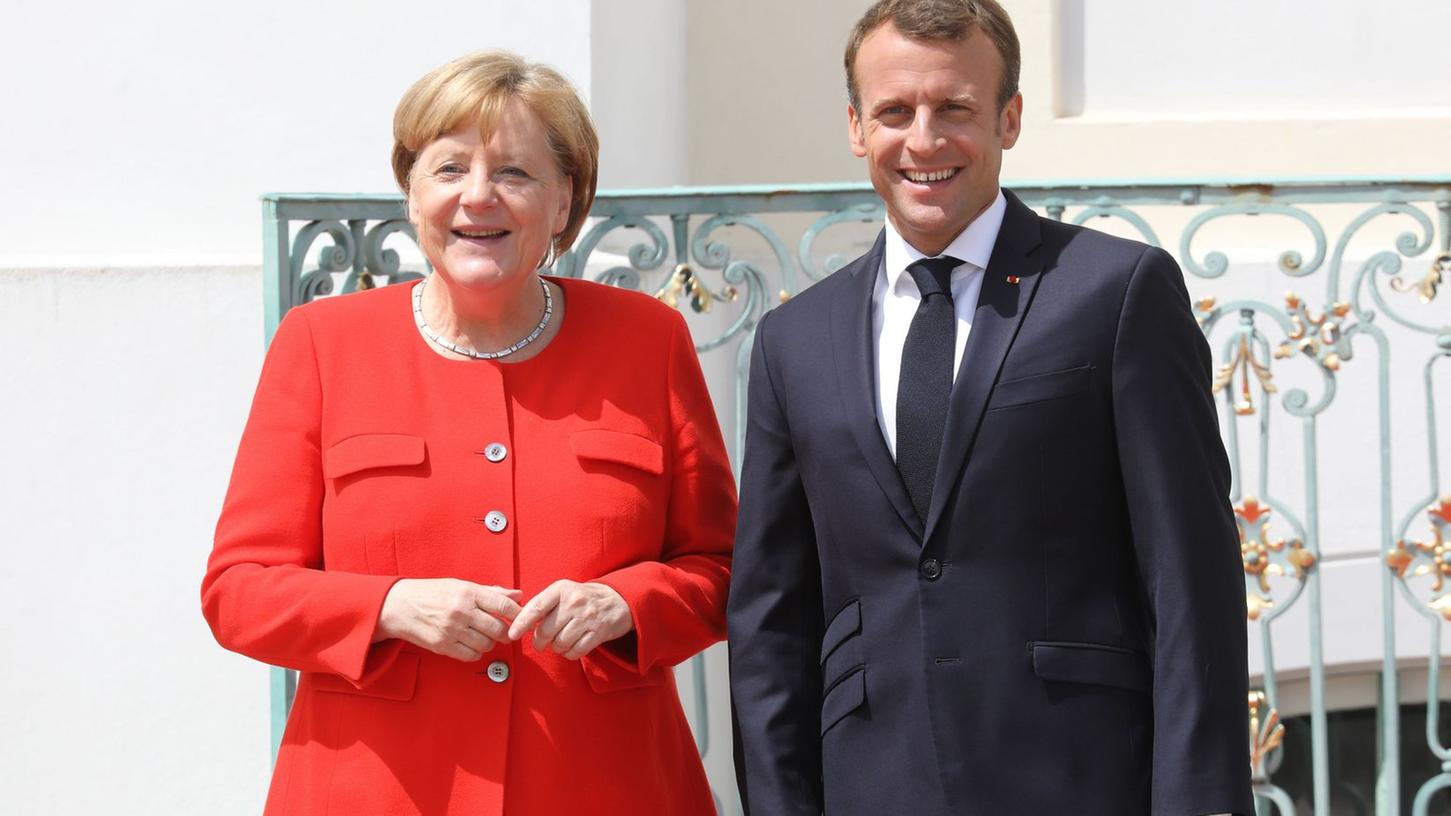 Kanzlerin Merkel und Frankreichs Präsident Macron kamen in Meseberg zusammen um über die EU-Reformen zu beraten.