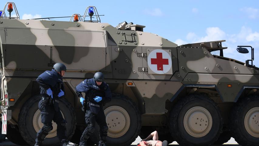 Panzer in Penzing: Bayerns Behörden simulieren Terror-Ernstfall 