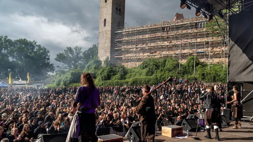 Zwei Tage Mittelalter: Feuertanz-Festival auf Burg Abenberg