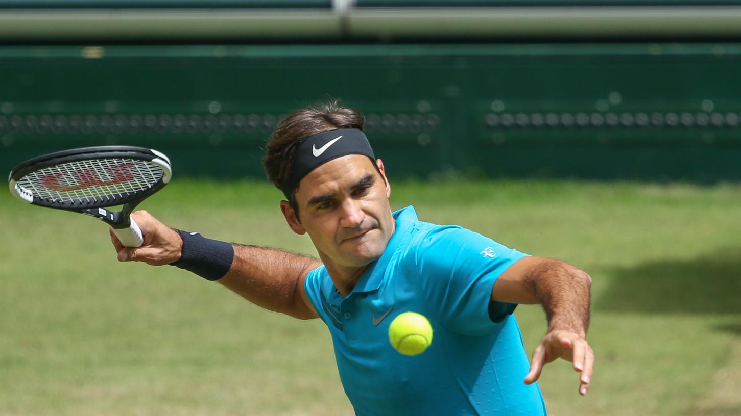 20. Sieg in Folge: Roger Federer hat auf Rasen einen Lauf.
