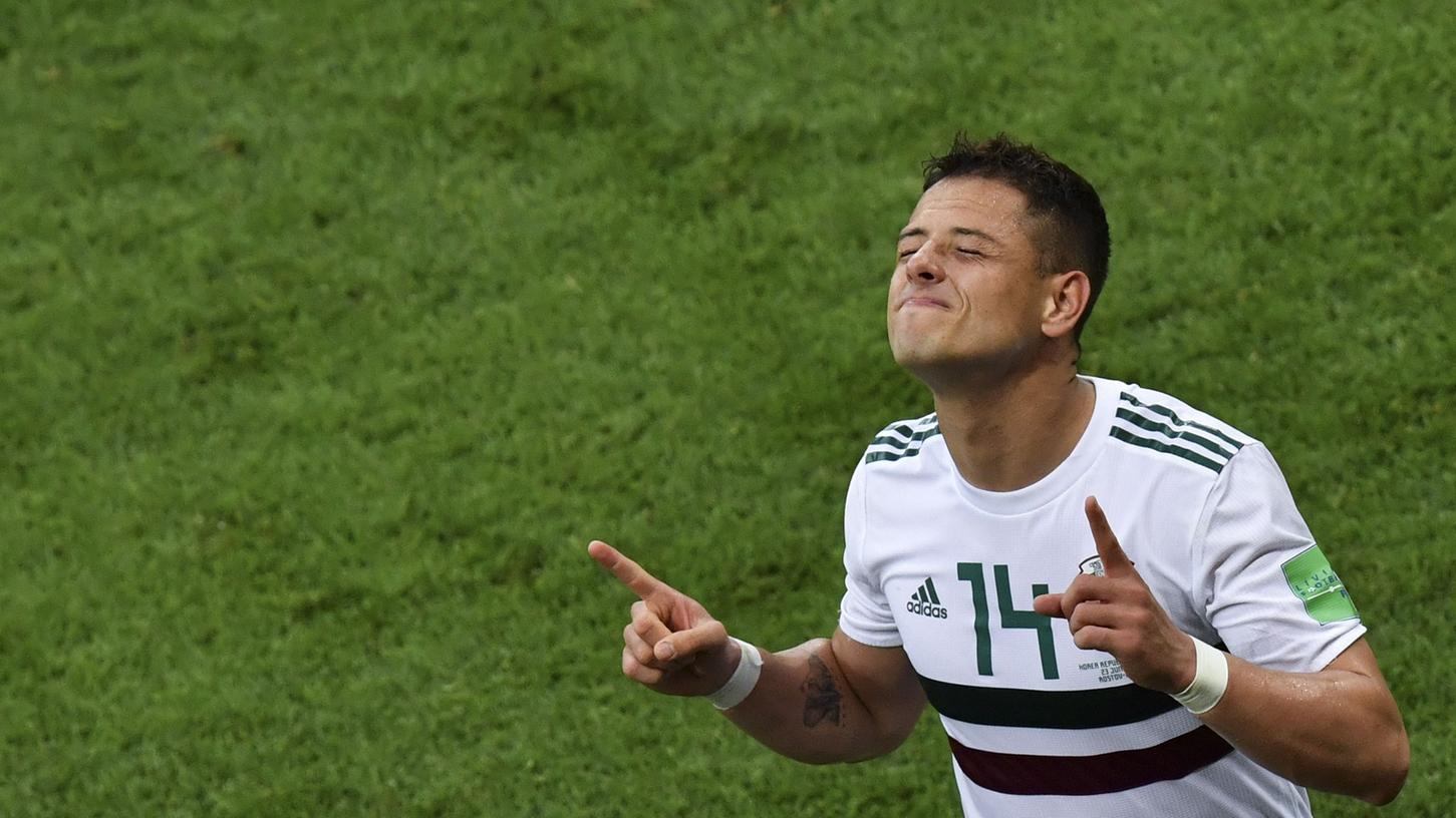 Erzielte das Game Winning Goal: Javier Hernandez alias Chicharito traf zum zwischenzeitlichen 2:0 für Mexiko.