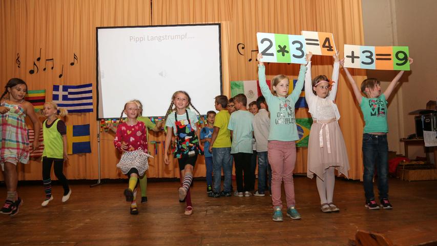 Schulfest in Heideck: Mit Hase Felix um die Welt