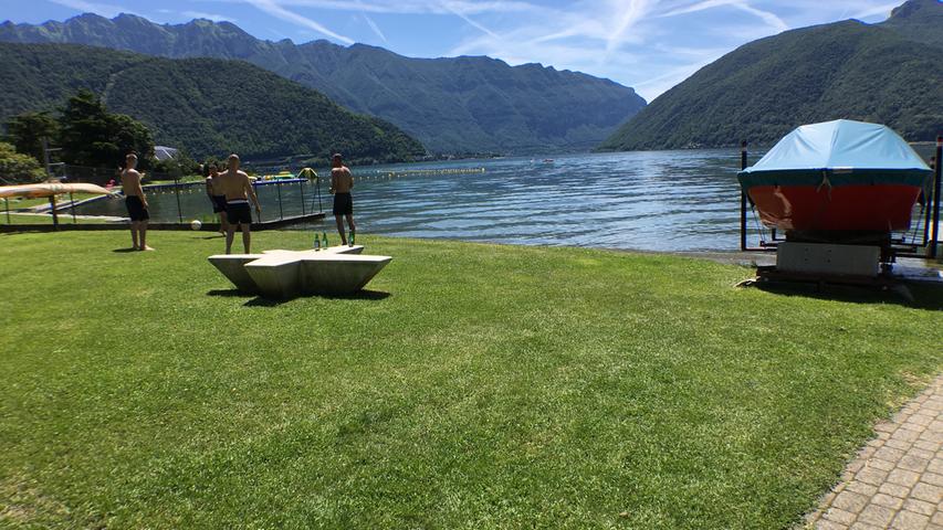 Am Lago Lugano lässt es sich so entspannen...