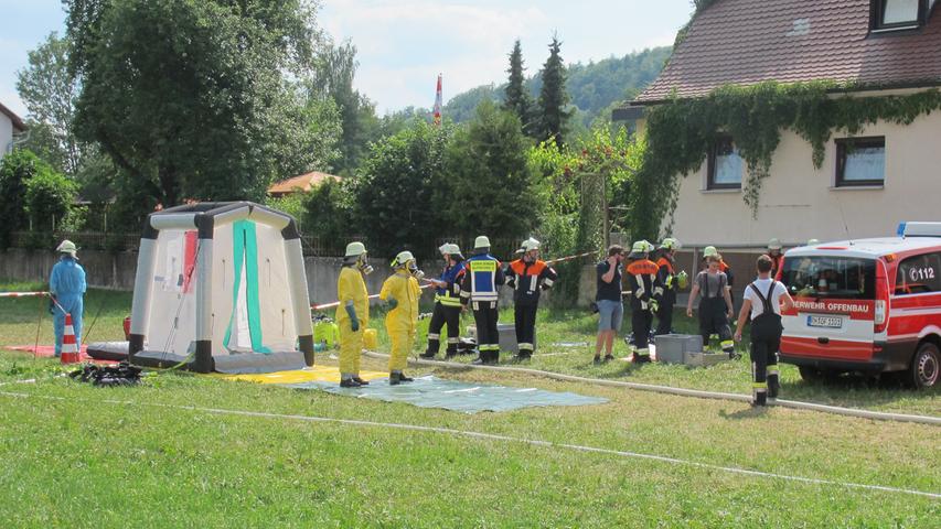 Obermässinger Feuerwehr-Nachwuchs übte den Ernstfall
