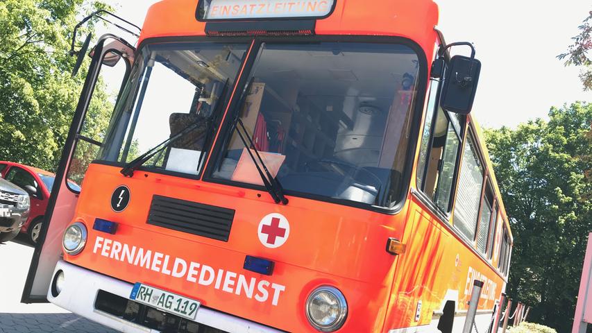 In Roth beim Roten Kreuz leistet der betagte Magirus-Deutz L117 seit dem Jahr 2000 treue Dienste.