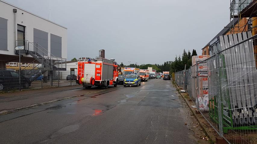 Blitzeinschlag in Egersdorf: Vier Personen in Elektrofirma verletzt