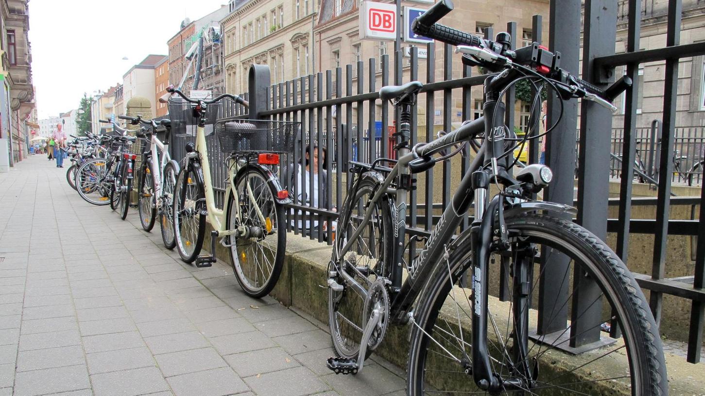 In Fürth fehlen Abstellplätze für Fahrräder