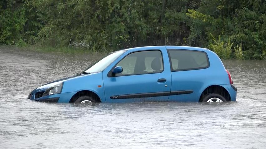 Fluten setzten Landkreis Forchheim unter Wasser		