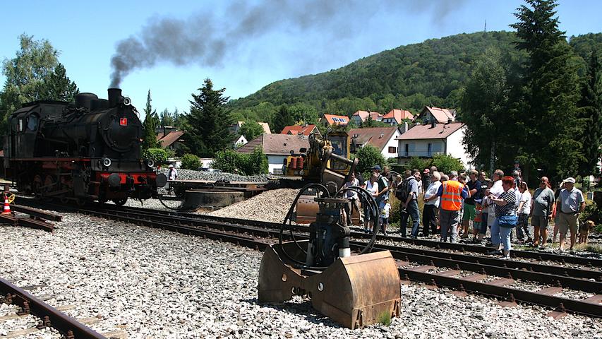 Eisenbahnfest in Ebermannstadt: 35 Jahre Dampfbetrieb auf der Museumsbahn