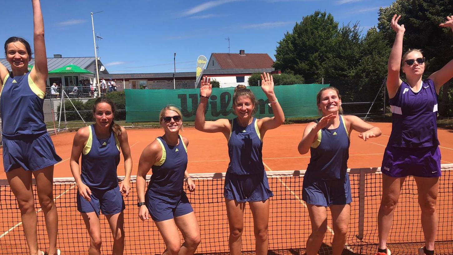 Tennis-Damen aus Erlangen steigen in die Regionalliga auf