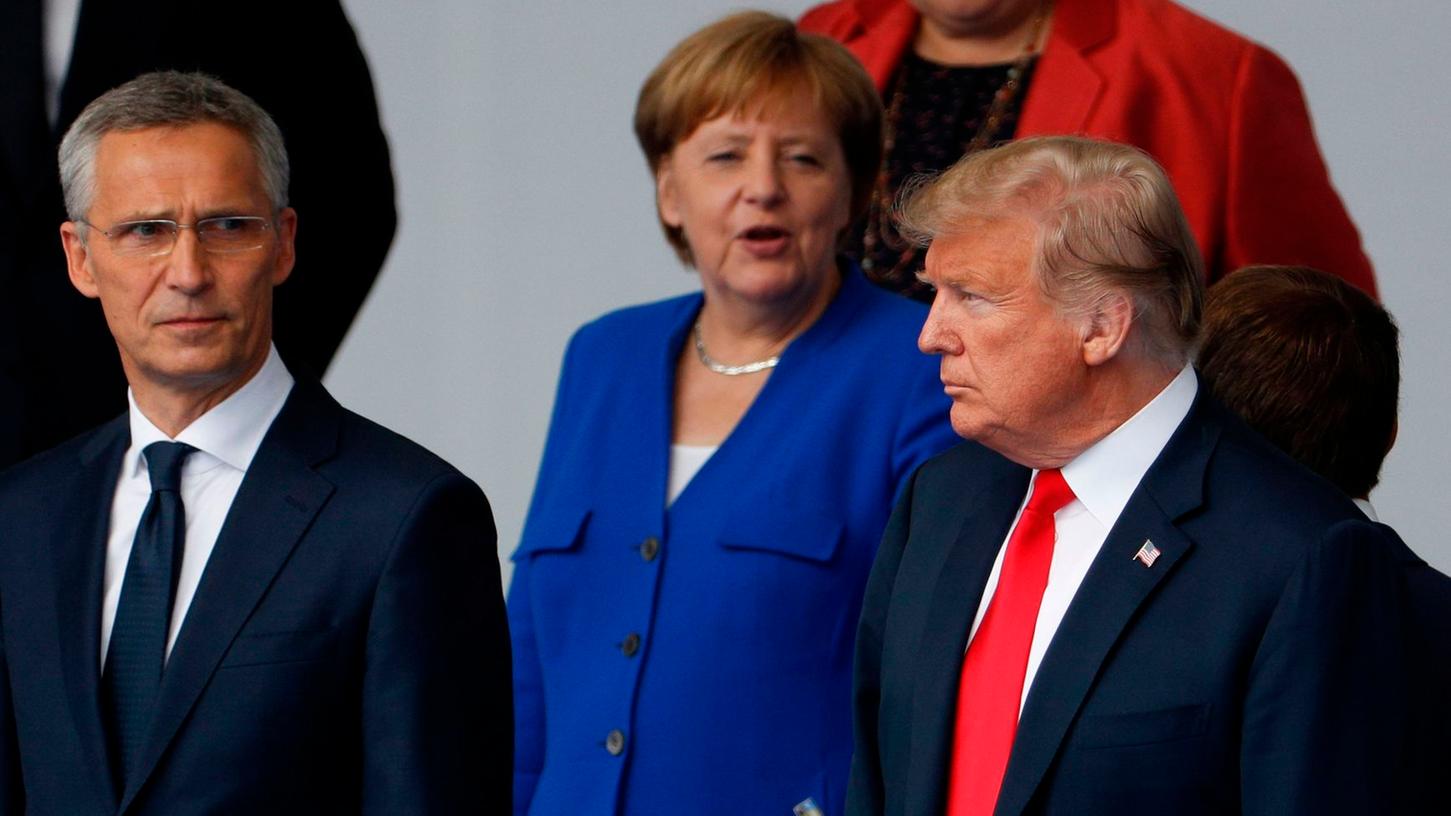 Angela Merkel reagierte scharf auf die Äußerungen von Donald Trump.
