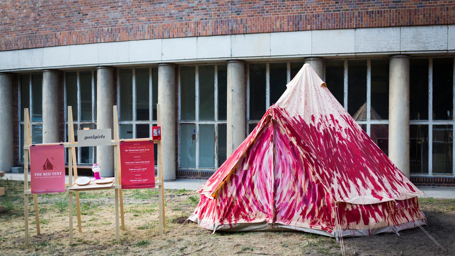 Die "Red Tents" sollen auf Festivals für die Entstigmatisierung der Periode sorgen.