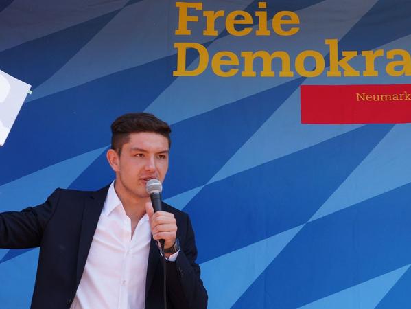 Nils Gründer, Landtagskandidat der FDP.