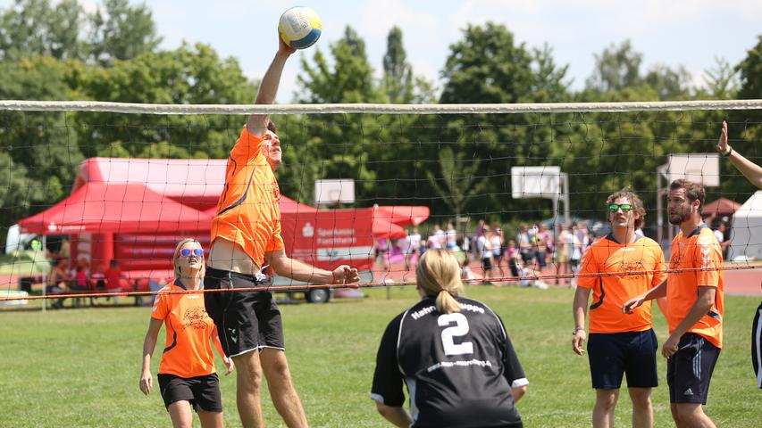 Volleyball und Co. beim Quattroball-Turnier in Forchheim