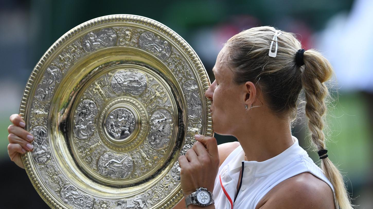 Mit unglaublicher Power zum Wimbledon-Sieg: Angelique Kerber hat sich den Titel gegen Serena Williams gesichert.