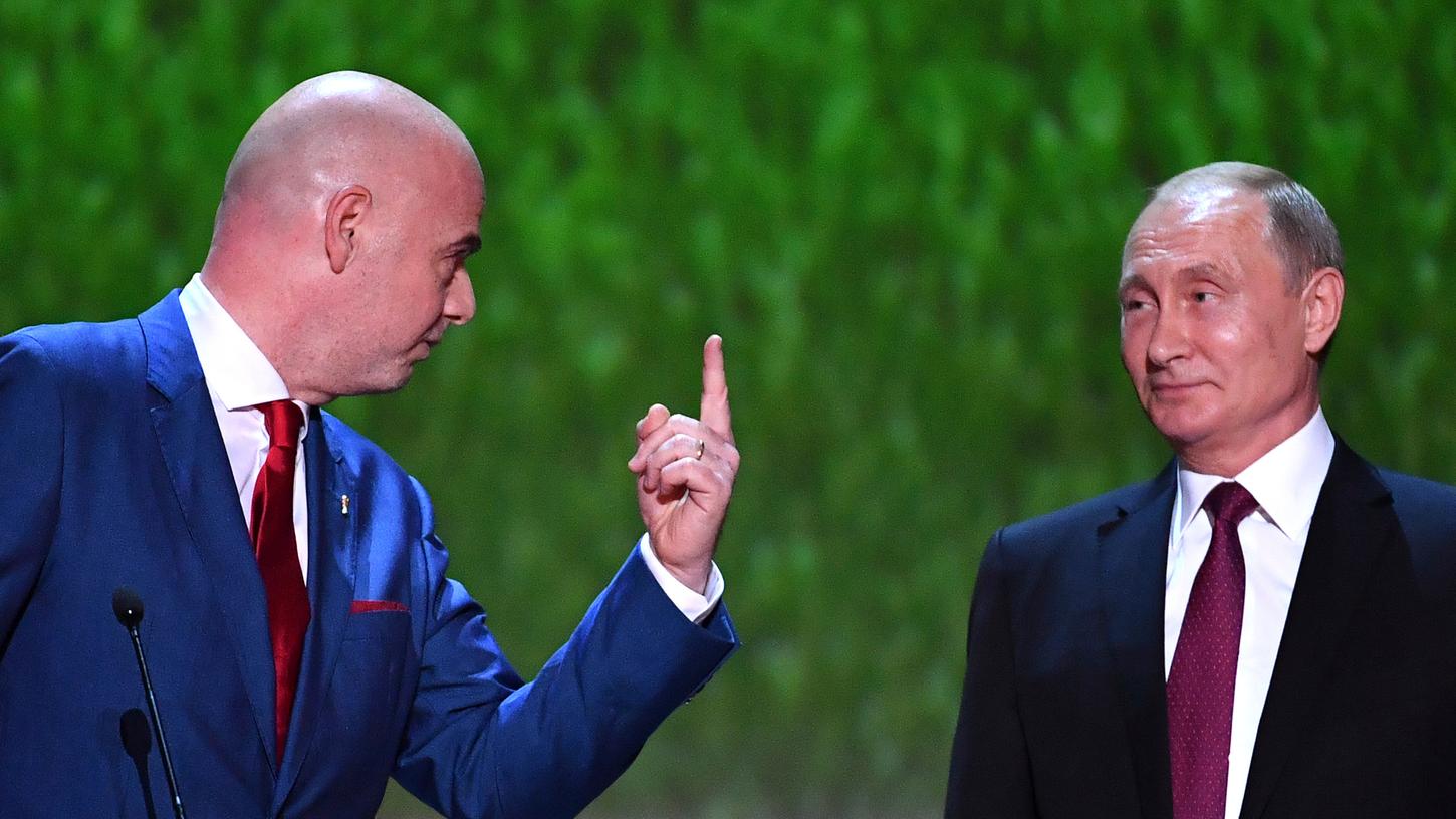 Zwei Präsidenten unter sich: Gianni Infantino, Fifa-Boss, und der russische Staatschef Wladimir Putin sind davon überzeugt, eine tolle WM organisiert zu haben.
