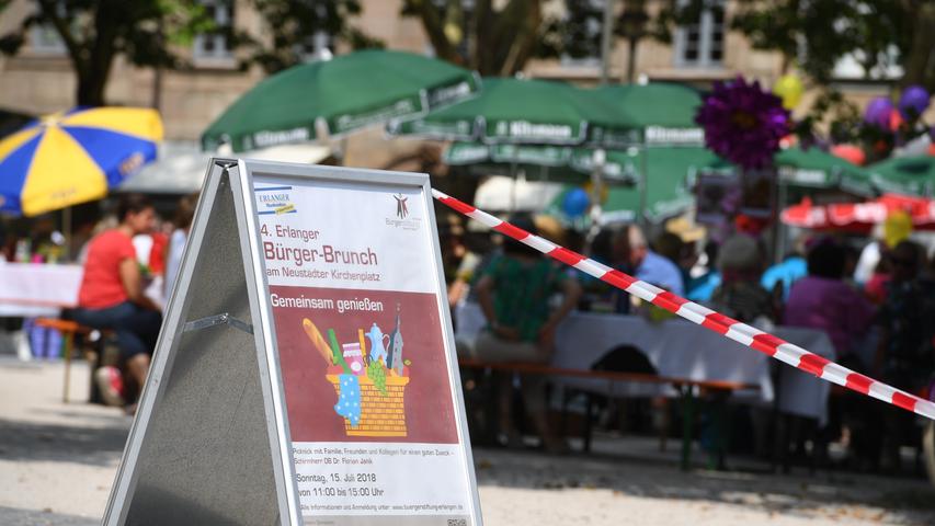 Flower Power und Luftballons: Bürger-Brunch am Neustädter Kirchplatz