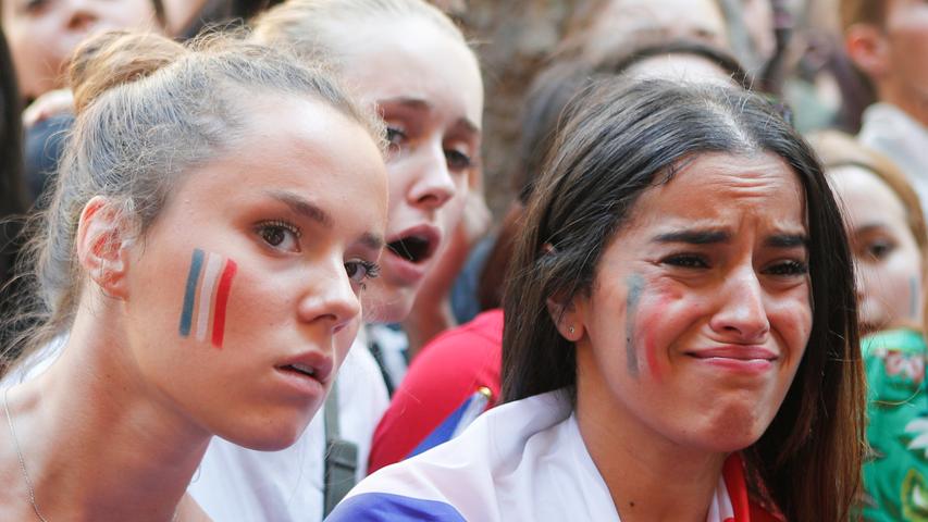 Hoffnung, Jubel, Pyro: So sahen Frankreich und Kroatien das WM-Finale