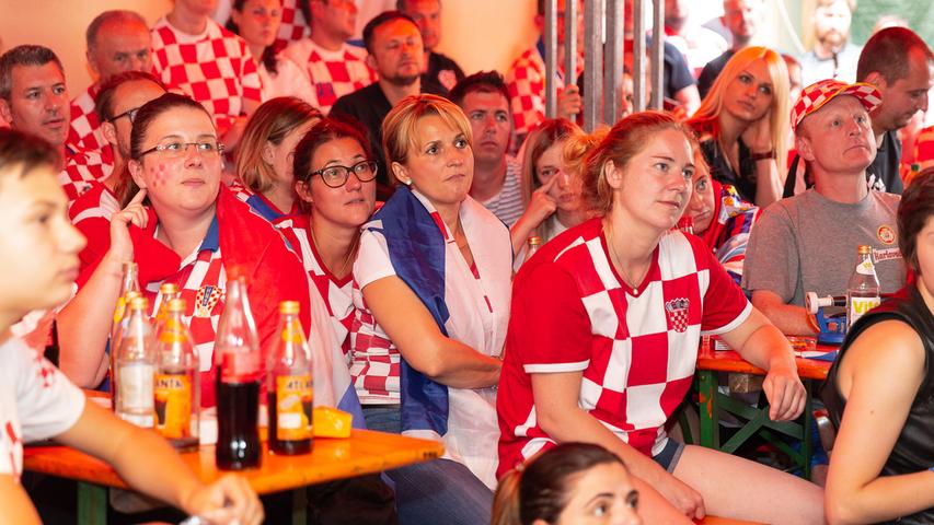 Public Viewing: So litten die kroatischen Fans in Herzogenaurach