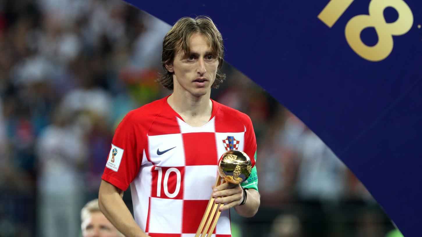 Über die Auszeichnung als bester Spieler des Turniers konnte sich Modric nicht wirklich freuen.