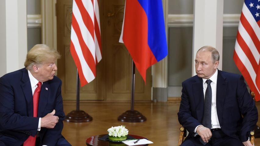"Unsere Beziehung war nie schlechter als sie es jetzt ist", sagt Trump bei einer gemeinsamen Pressekonferenz mit Putin.