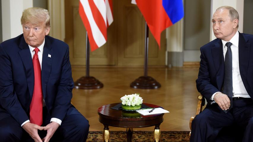 Putin trifft Trump: Der Helsinki-Gipfel in Bildern