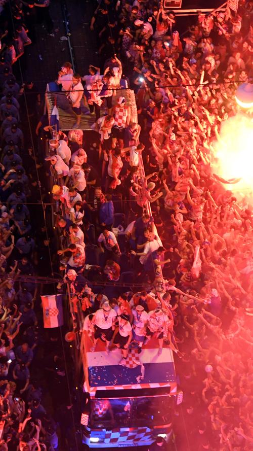 Trotz Niederlage: Kroatien zelebriert seine Fußball-Helden